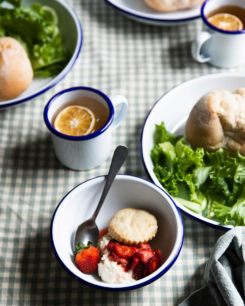 Everyday Enamelware Place Setting