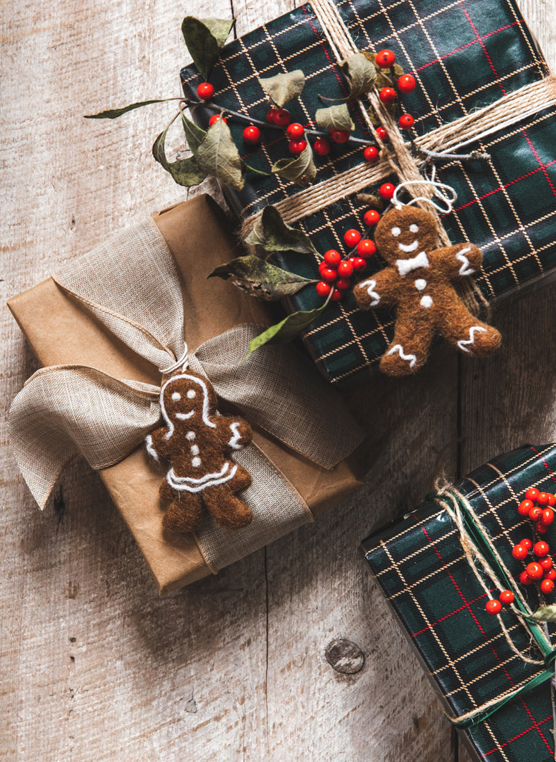 Felt Gingerbread Ornaments