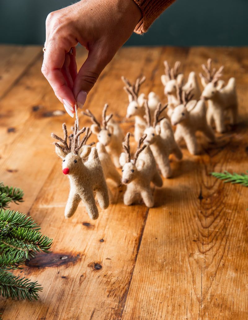 Dash Away Reindeer Ornaments