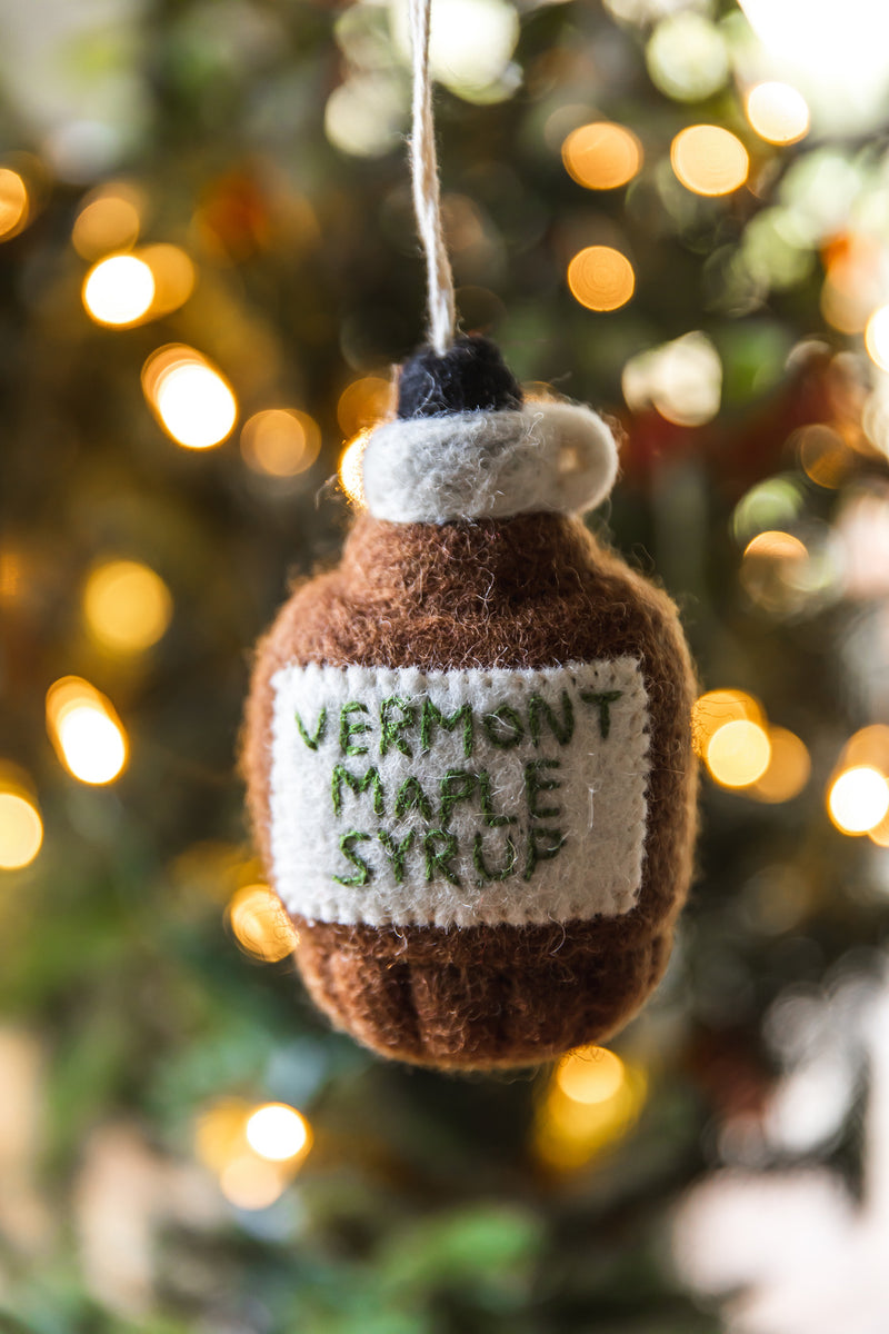 Felted Vermonter Ornament Set