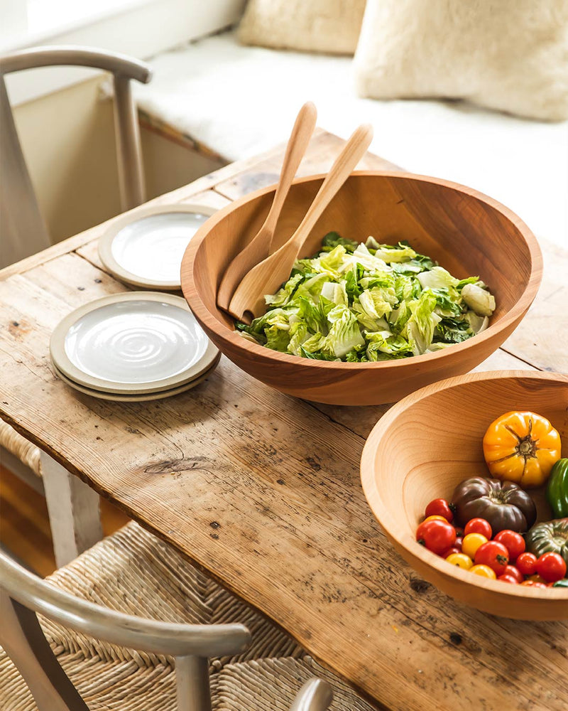 Beech Wood Salad Servers