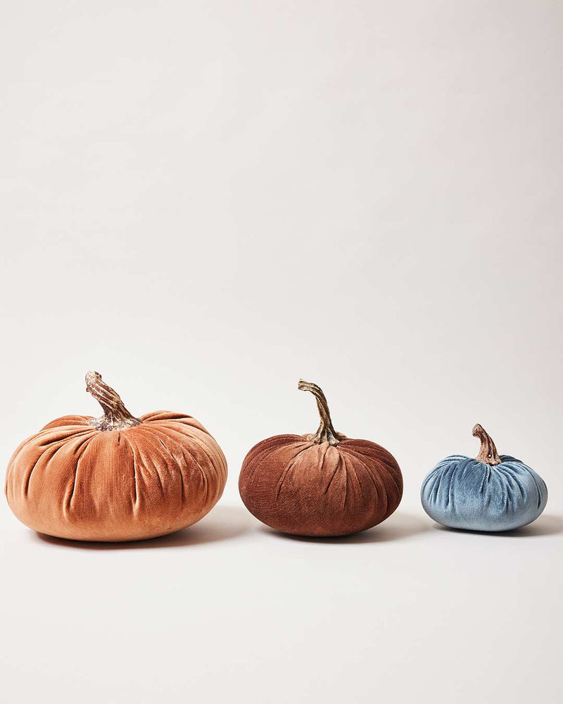 Harvest Pumpkins - Slate Blue